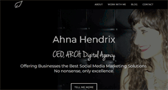 Desktop Screenshot of ahnahendrix.com